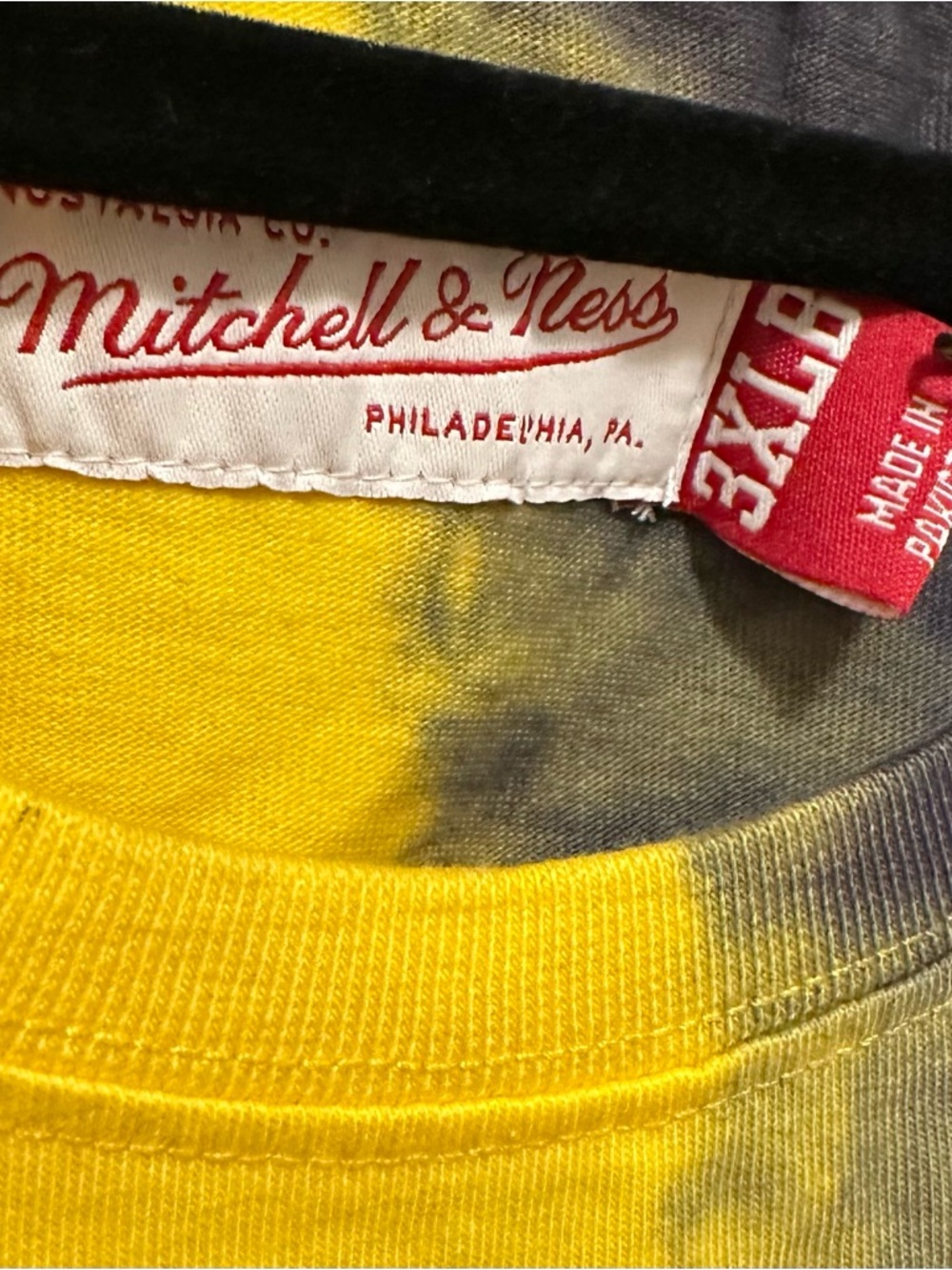 Chris Webber Michigan Wolverines Tie Dye Jersey Mens 3XLB Mitchell & Ness NEW - Picture 5 of 5
